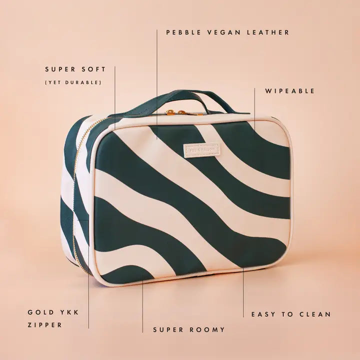 Forest Swirl Cosmetic Bag