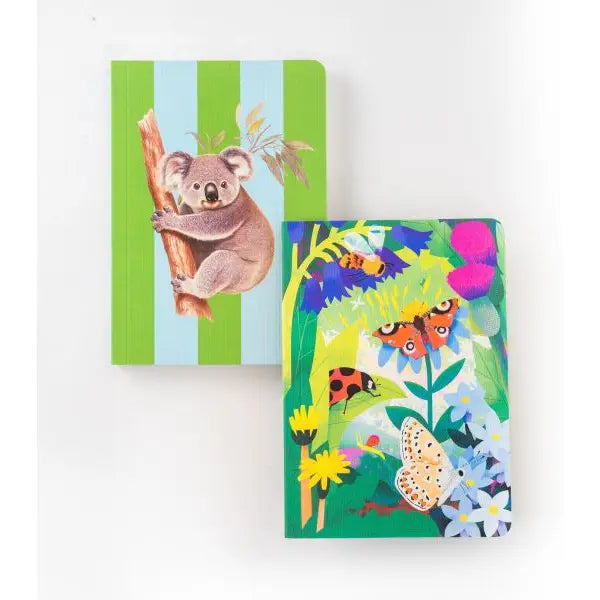 Striped Koala Note Book