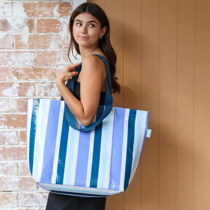 Hamptons Blue and White - Weekender Bag