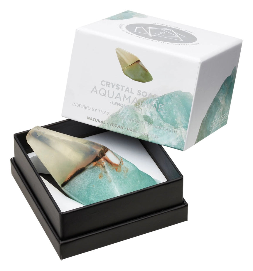 Crystal Soap - Aqaumarine -Lemongrass