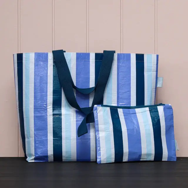 Hamptons Blue and White - Weekender Bag